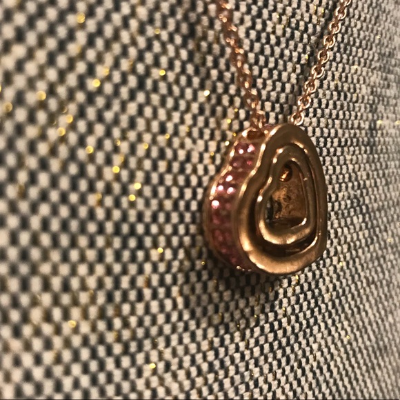 💕 Heart In Heart 💕 Stunning Necklace With Swarovski Crystal Elements - Picture 2 of 2